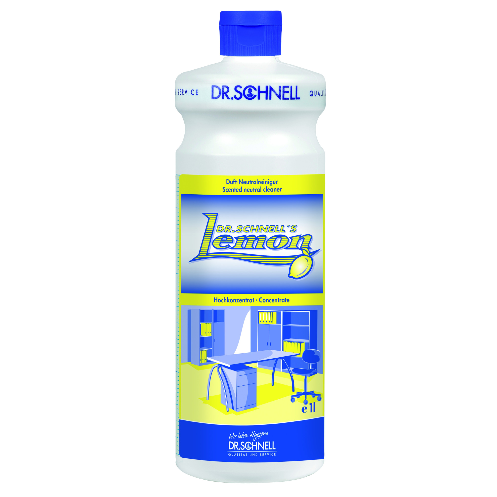 Dr. Schnell's Lemon Duft-Neutralreiniger - 1 Liter Flasche